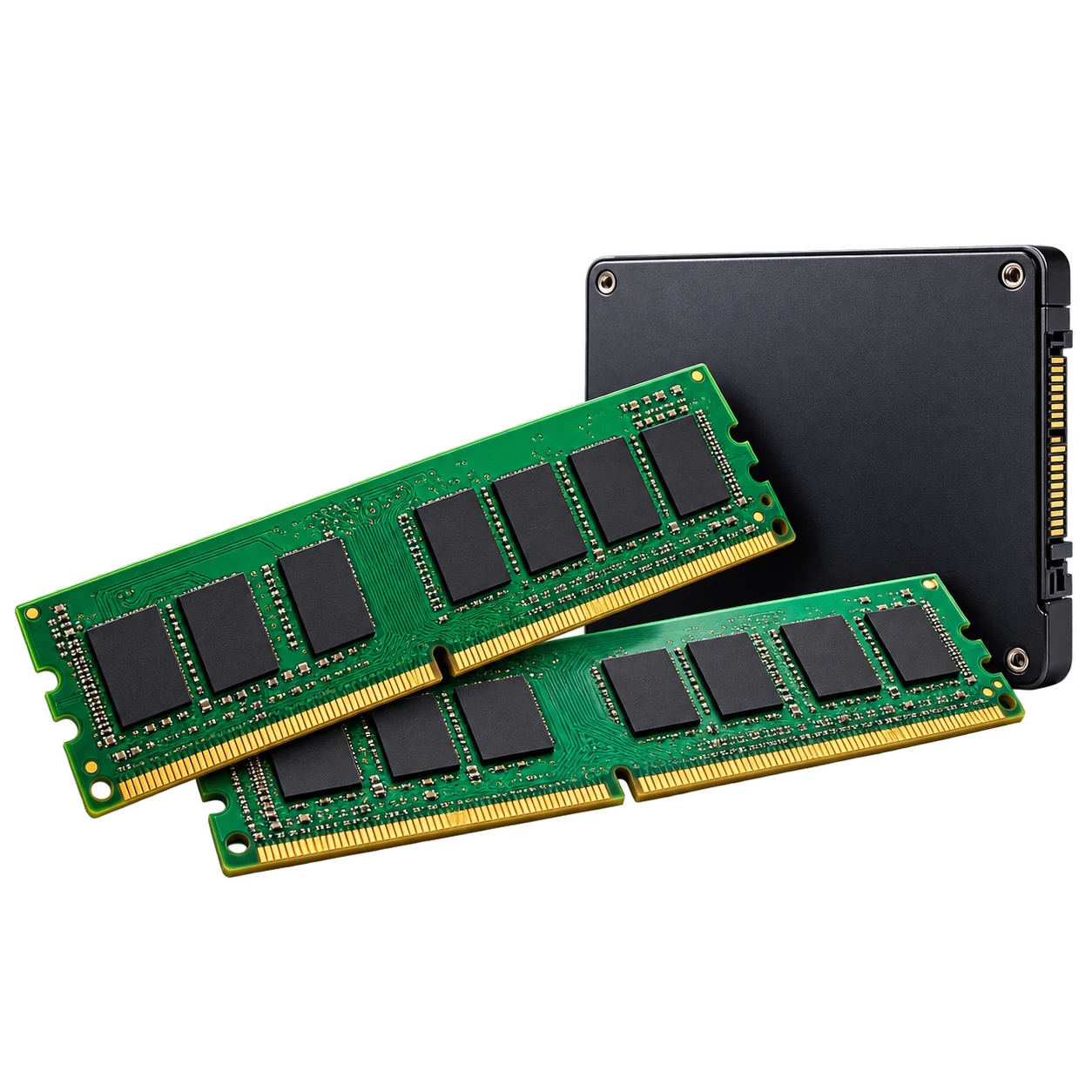 Desktop RAM memory and SSD storage upgrade components in Chennai