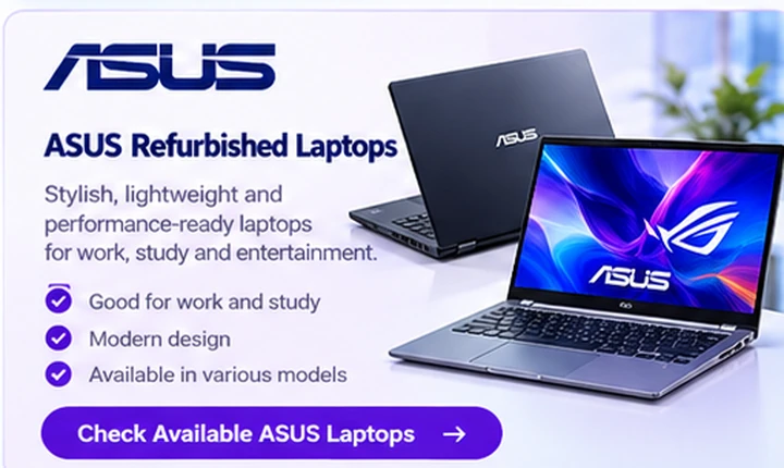 ASUS refurbished laptops at SS Computers Chennai