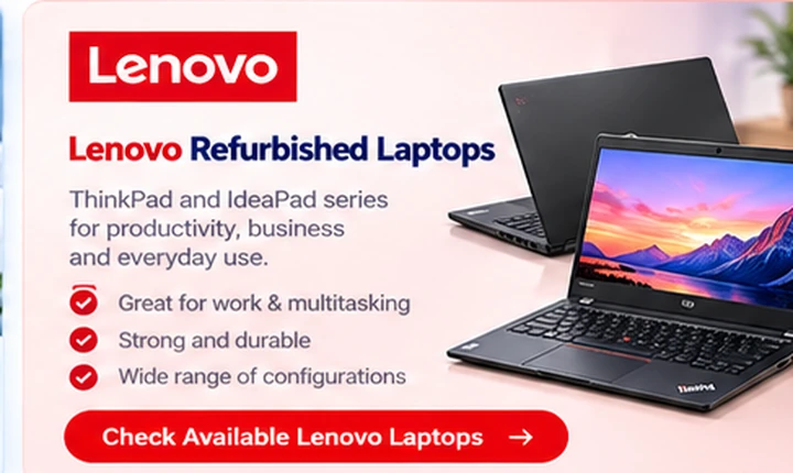 Lenovo refurbished laptops at SS Computers Chennai